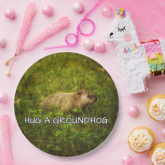 Umarmung von Tellern Pappteller (Party)