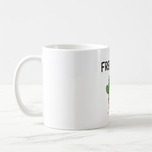 Umarmungen gratis Tasse (Links)