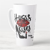 Umarmungen & Küsse Latte Tasse (Linke Ecke)