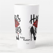 Umarmungen & Küsse Latte Tasse (Vorderseite)