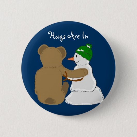Umarmungen sind drin button (Vorderseite)