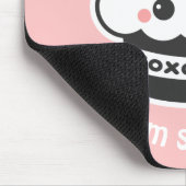 Umarmungen u. Kuss-kleiner Kuchen Mousepad (Ecke)