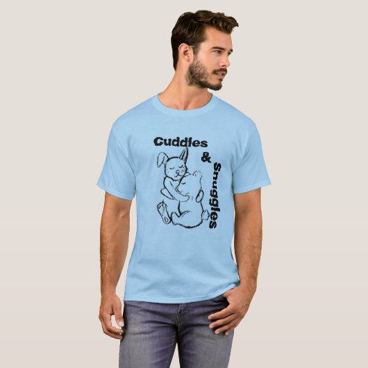 Umarmungen u. Snuggles-T-Shirt T-Shirt (Vorne ganz)