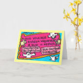 Umarmungs-Beleg - Grußkarte Karte (Gelbe Blume)