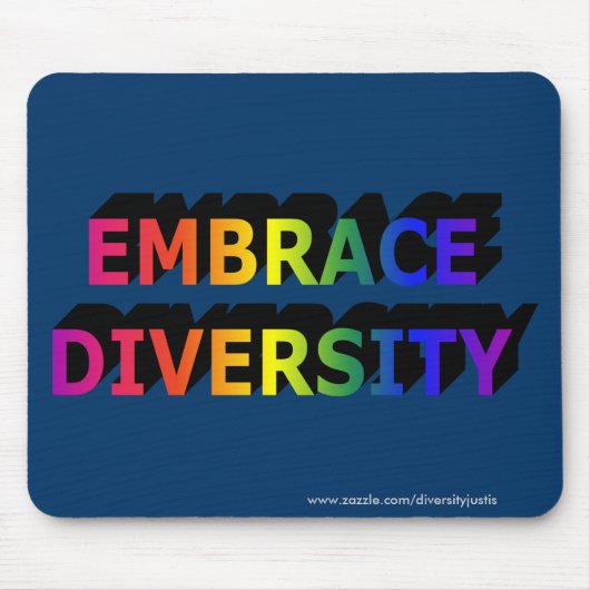 Umarmungs-Diversity Mousepad (Vorne)