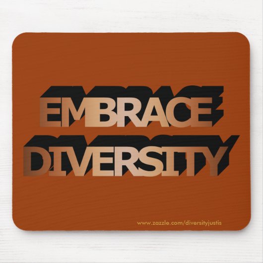 Umarmungs-Diversity Mousepad (Vorne)