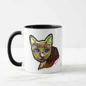Umarmungs-Katze Tasse (Links)