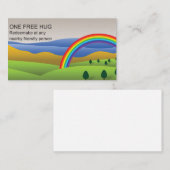 Umarmungs-Kupon-Karte Visitenkarte (Vorne/Hinten)