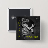 Umarmungs-Tango Button (Vorne & Hinten)