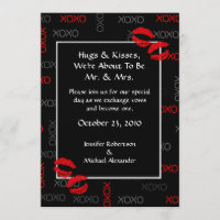 Umarmungs-und Kuss-schwarze rote