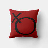 Umarmungs- und Kusskissen xo Entwurf Kissen (Rückseite)