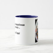 Umarmungs- und Mops-Tasse Tasse (Zentrum)