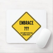 Umarmungs-Ungewissheit Ihre Vernunft in diesem Mousepad (Mit Mouse)