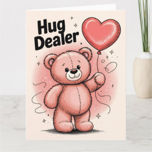 Umarmungshändler Valentinstagsgruß Karte