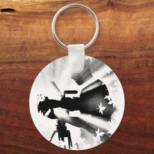 Umarmungstripe Schlüsselanhänger (Vorderseite)