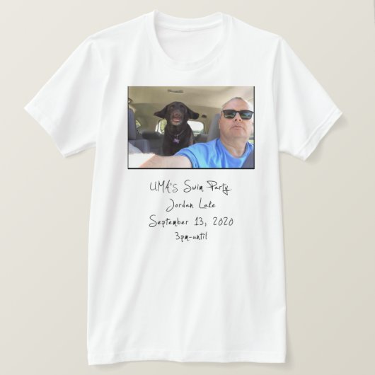 Umas schwimmendes Party T-Shirt (Design vorne)