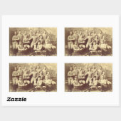 UMass Football 1888 Rechteckiger Aufkleber (Blatt)