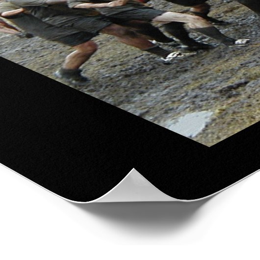 UMass Lowell Men's Rugby Poster (Ecke)