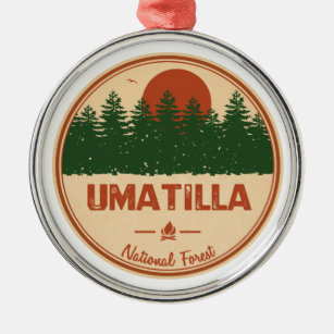 Umatilla National Forest Ornament Aus Metall