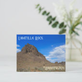Umatilla Rock Dry Falls Washington Postkarte (Stehend Vorderseite)