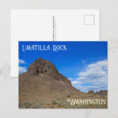 Umatilla Rock Dry Falls Washington Postkarte (Vorne/Hinten)
