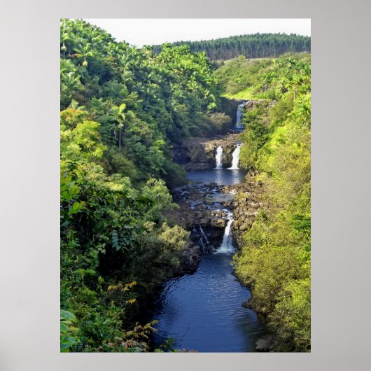 UMAUMA FALLS HAWAII POSTER (Vorne)
