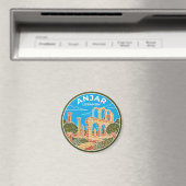 Umayyaden-Ruinen von Anjar Libanon Magnet (In Situ (Geschirrspüler))