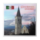 UMB012 SPOLETO, Dom, Umbrien, Italien, Fliese (Vorderseite)