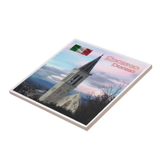 UMB012 SPOLETO, Dom, Umbrien, Italien, Fliese (Seite)