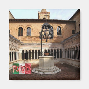 UMB028 FOLIGNO, Umbrien, Italien, Kühlschrank Magnet