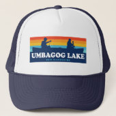 Umbagog Lake New Hampshire Canog Truckerkappe (Vorderseite)