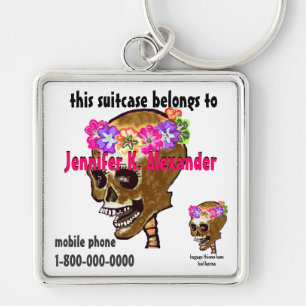 Umbau der Schädelgepäck-Tasche Identifikation Schlüsselanhänger