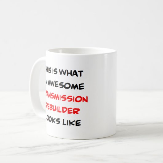 Umbau der Übertragungsleitung, phantastisch Kaffeetasse (Vorderseite Links)