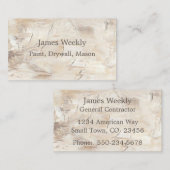 Umbau der Zuhause des beruflichen Unternehmers Visitenkarte (Vorne/Hinten)