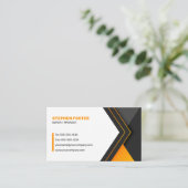 Umbau des Auftragnehmers für die berufliche Zuhaus Visitenkarte (Stehend Vorderseite)