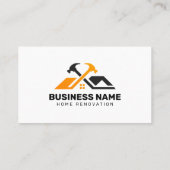 Umbau des Auftragnehmers für die berufliche Zuhaus Visitenkarte (Rückseite)