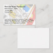 Umbau des coolen Handymanns Visitenkarte (Vorne/Hinten)