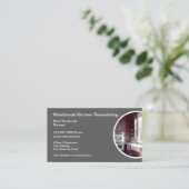 Umbau moderner Küche und Bad Visitenkarte (Stehend Vorderseite)