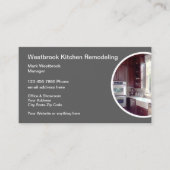 Umbau moderner Küche und Bad Visitenkarte (Vorderseite)