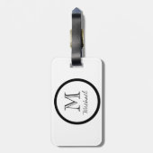 Umbau sind Sie es! Personalisierter Gepäckanhänger (Rückseite vertikal)