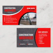 Umbau und Betonbau Visitenkarte (Vorne/Hinten)