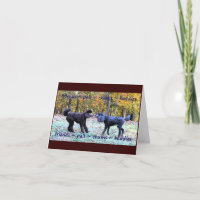 Umbau und Lanze Notecard