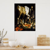 Umbau von Caravaggio auf dem Weg nach Damaskus Poster (Küche)