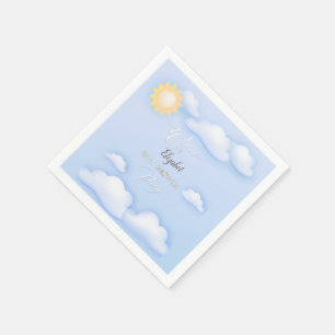 Umbaubare Servietten für Babydusche Party.