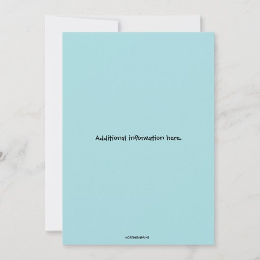 Umbaubarer Golfplatz Birthday Einladung (Rückseite)