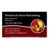 Umbauen von Visitenkartenmagneten Magnetische Visitenkarte (Vorderseite)