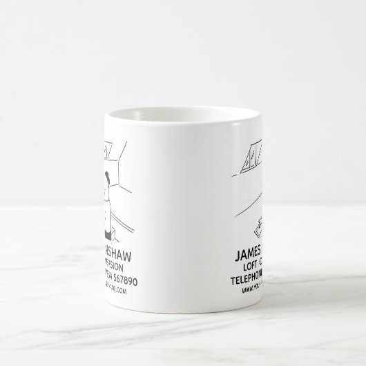 Umbauunternehmen für Loft oder Dachkonversion Kaffeetasse (Mittel)