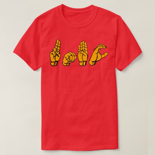 UMBC Colors ASL T-Shirt (Design vorne)