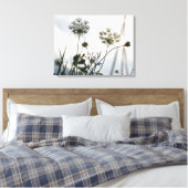 Umbels Blume Kontur - Blumenfotografie Leinwanddruck (Insitu (Schlafzimmer))