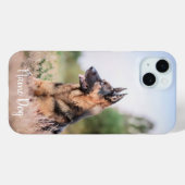 Umbenennen Sie Ihren deutschen Schäferhund auf dem Case-Mate iPhone Hülle (Rückseite (Horizontal))